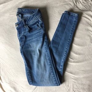 Long super stretch jeggings